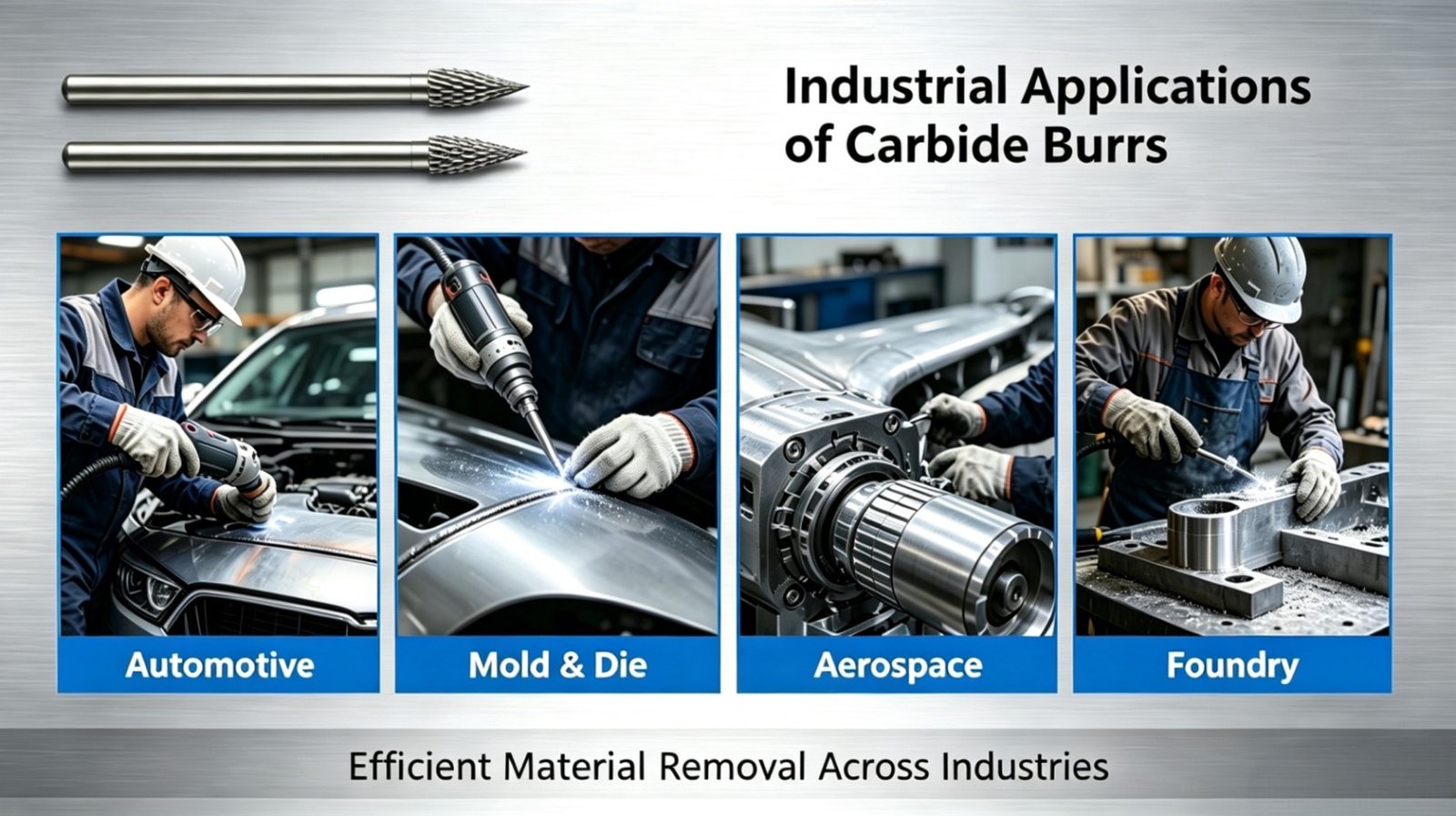 carbide burrs industrial applications